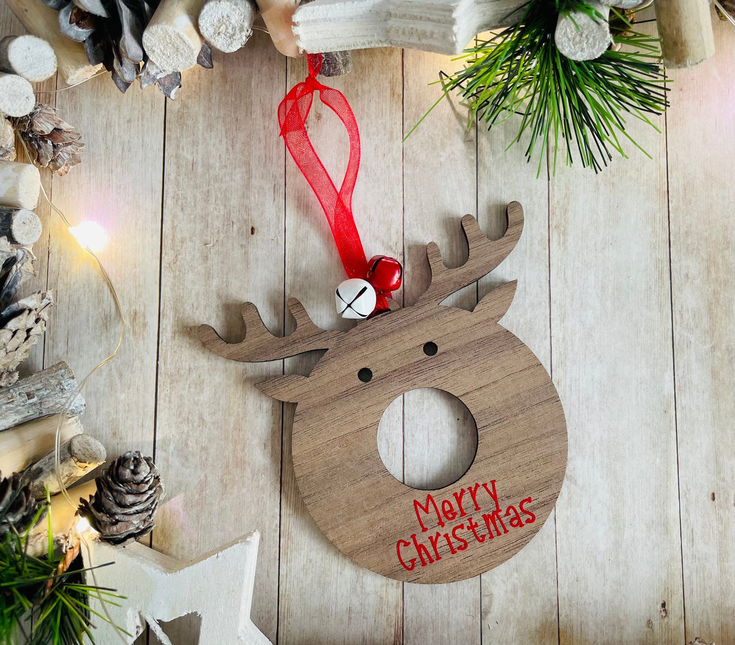 Reindeer Lindt Chocolate Holder - Personalised