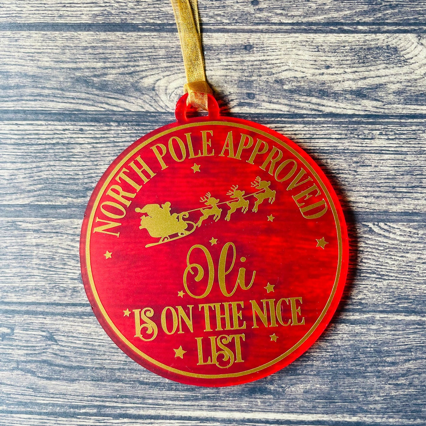 Nice List Christmas Bauble