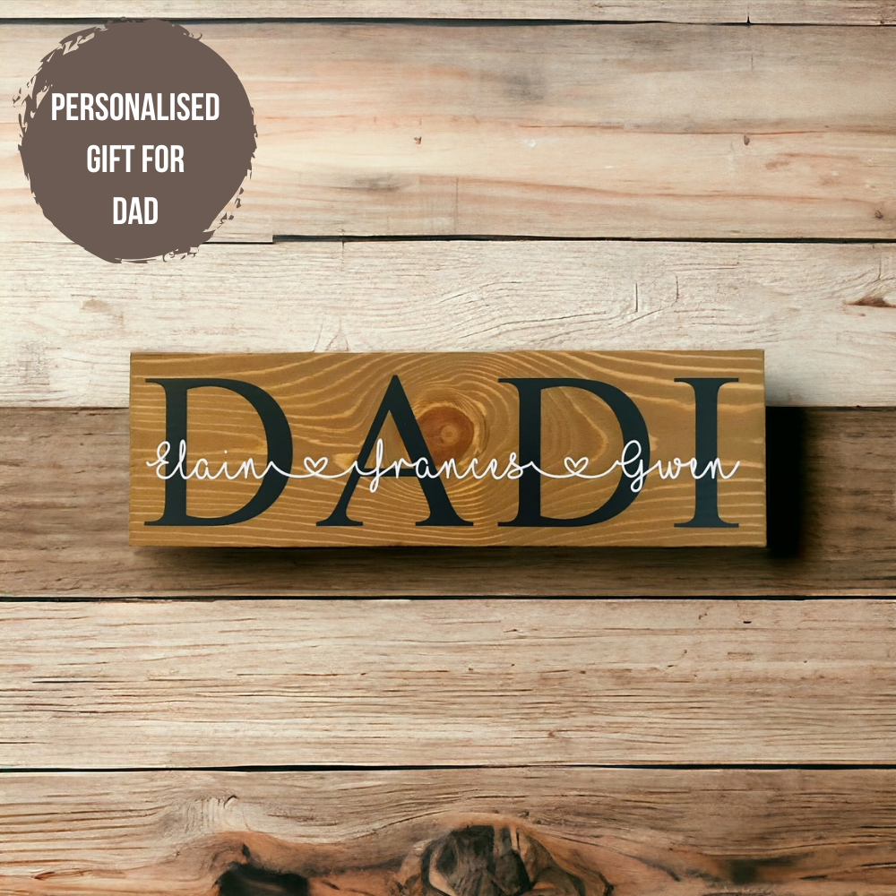 Personalised Daddy Sign