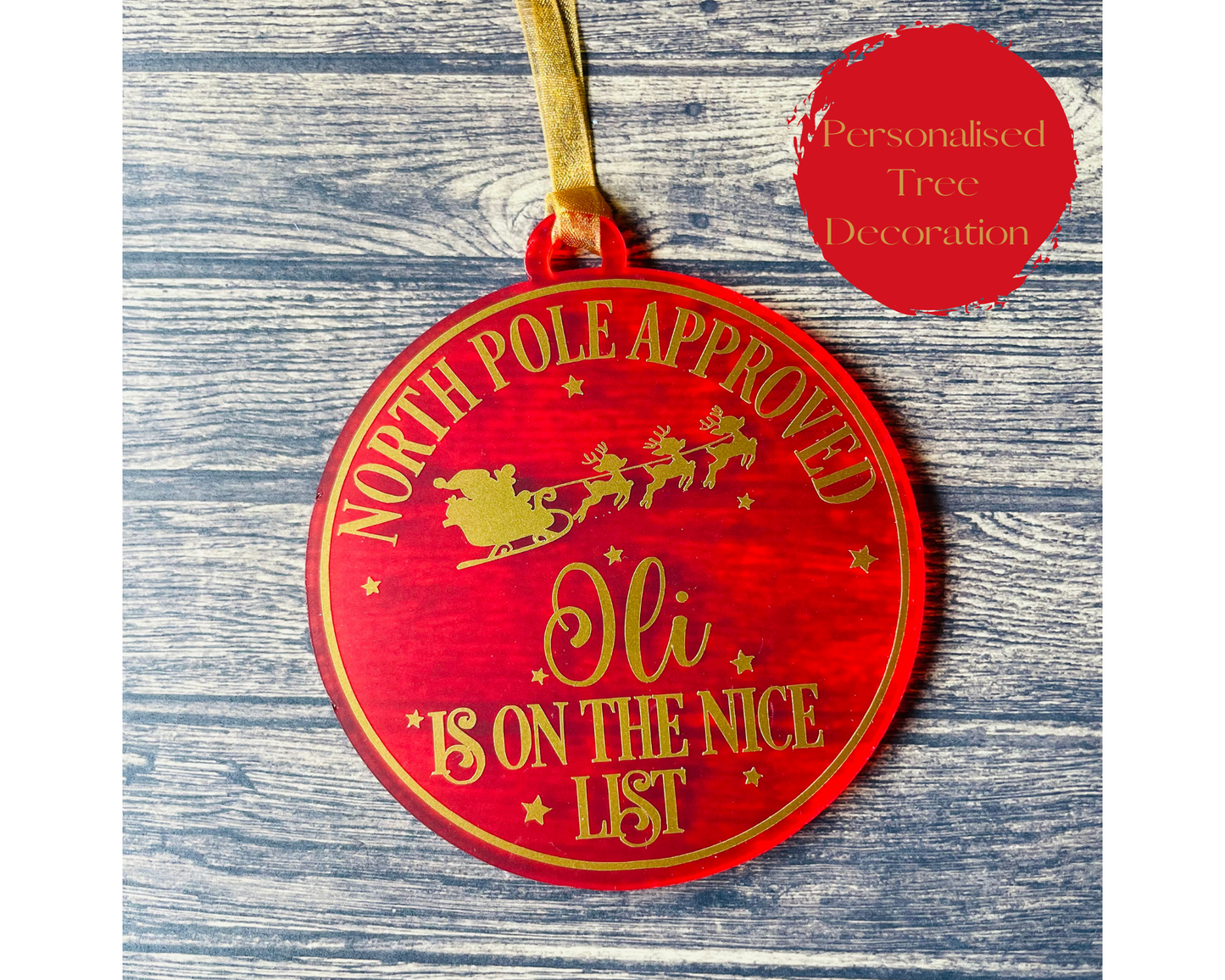 Nice List Christmas Bauble