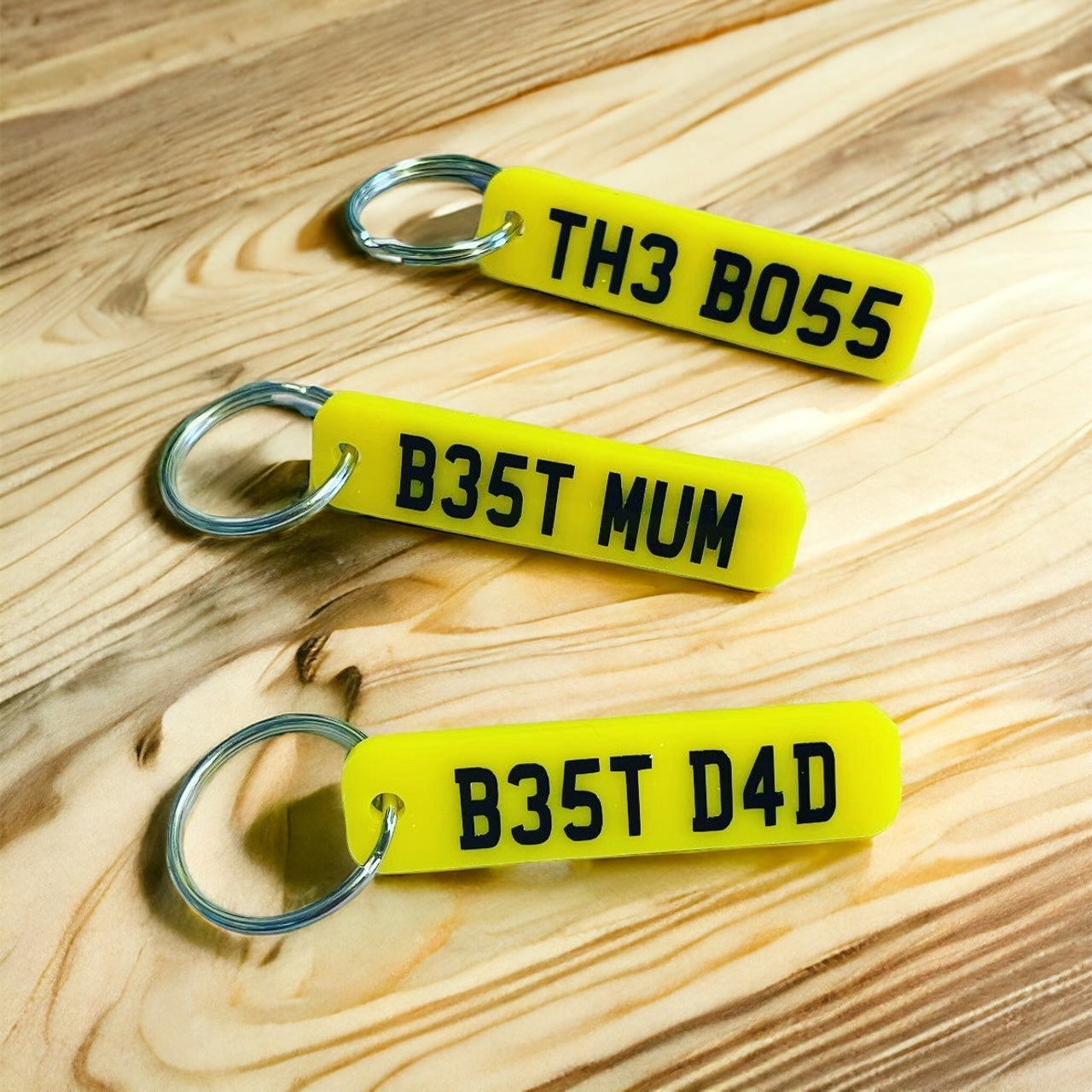 Number Plate Keyring