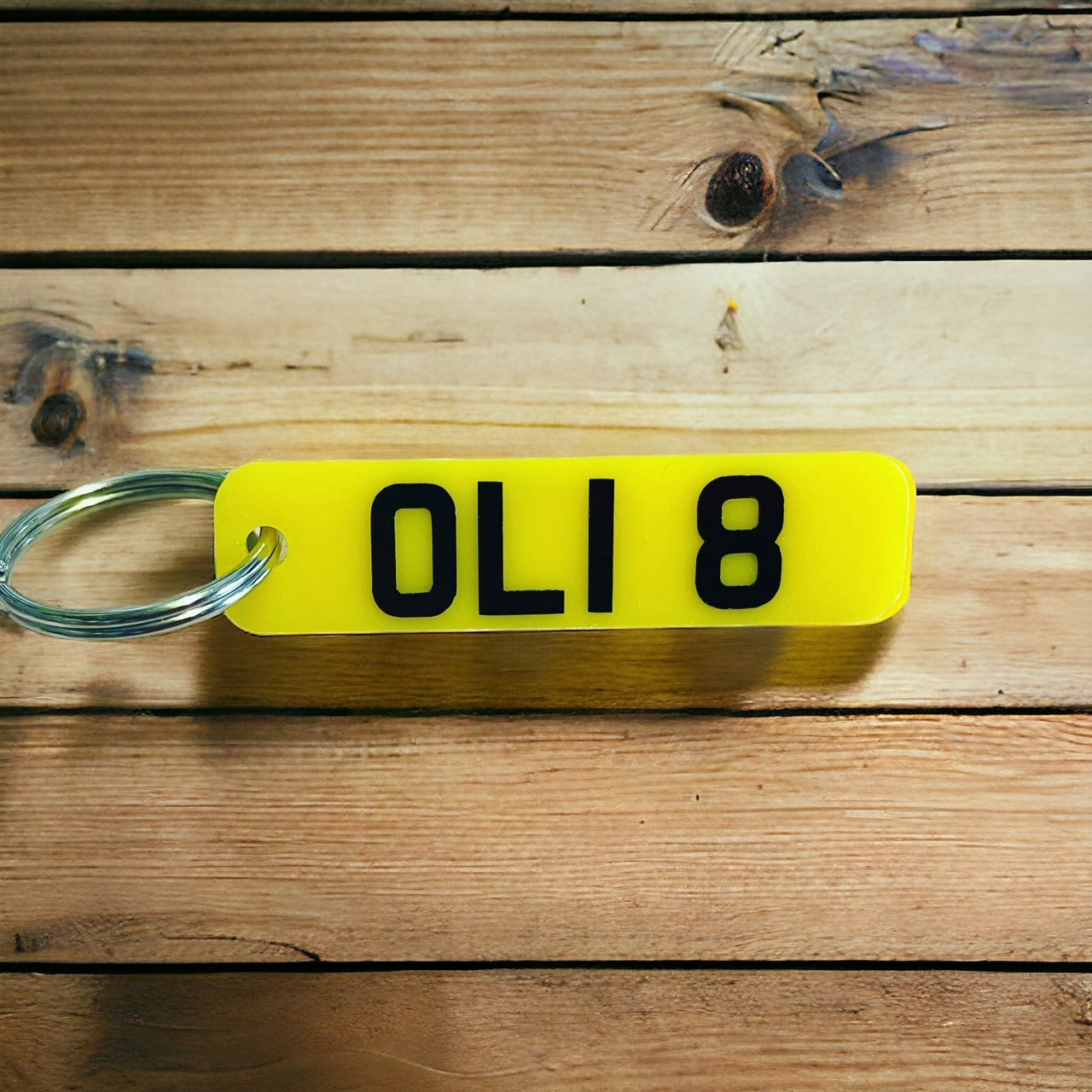 Number Plate Keyring