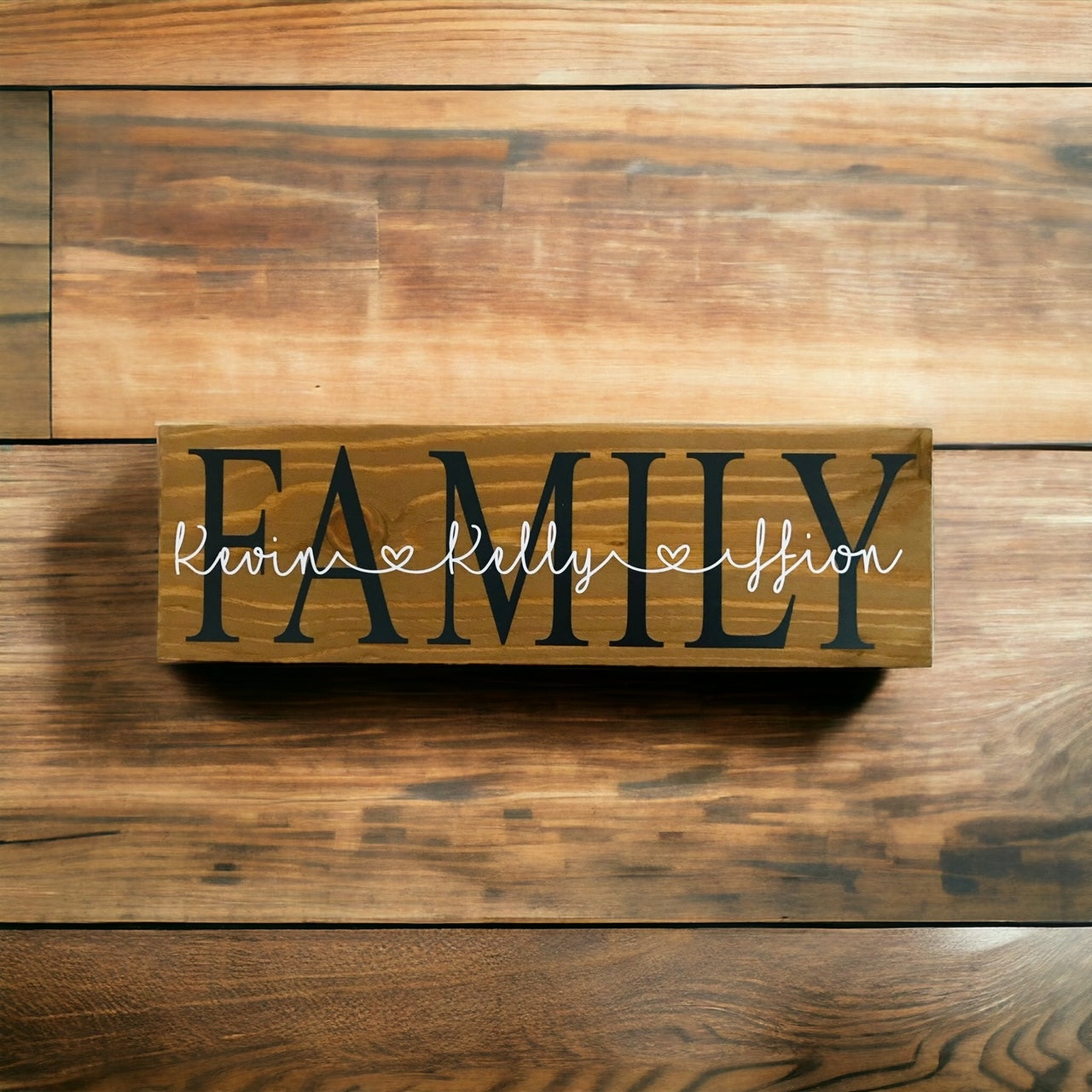 Wooden Family Sign