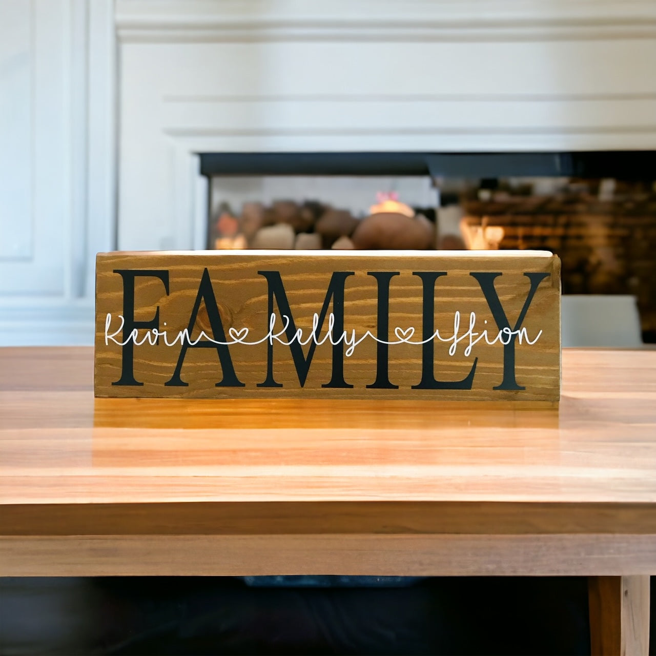 Wooden Family Sign