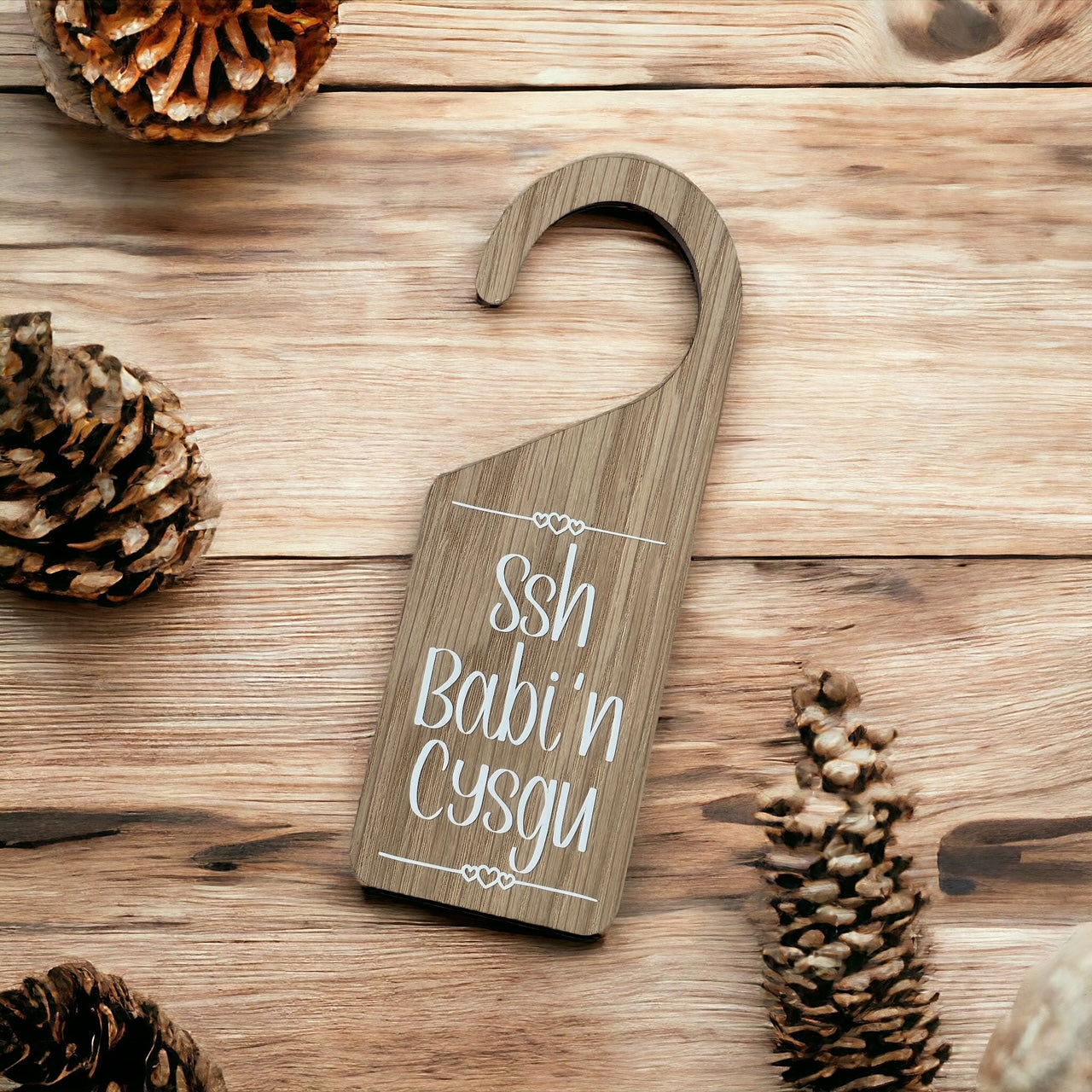 Ssh Babi 'n Cysgu Door Hanger