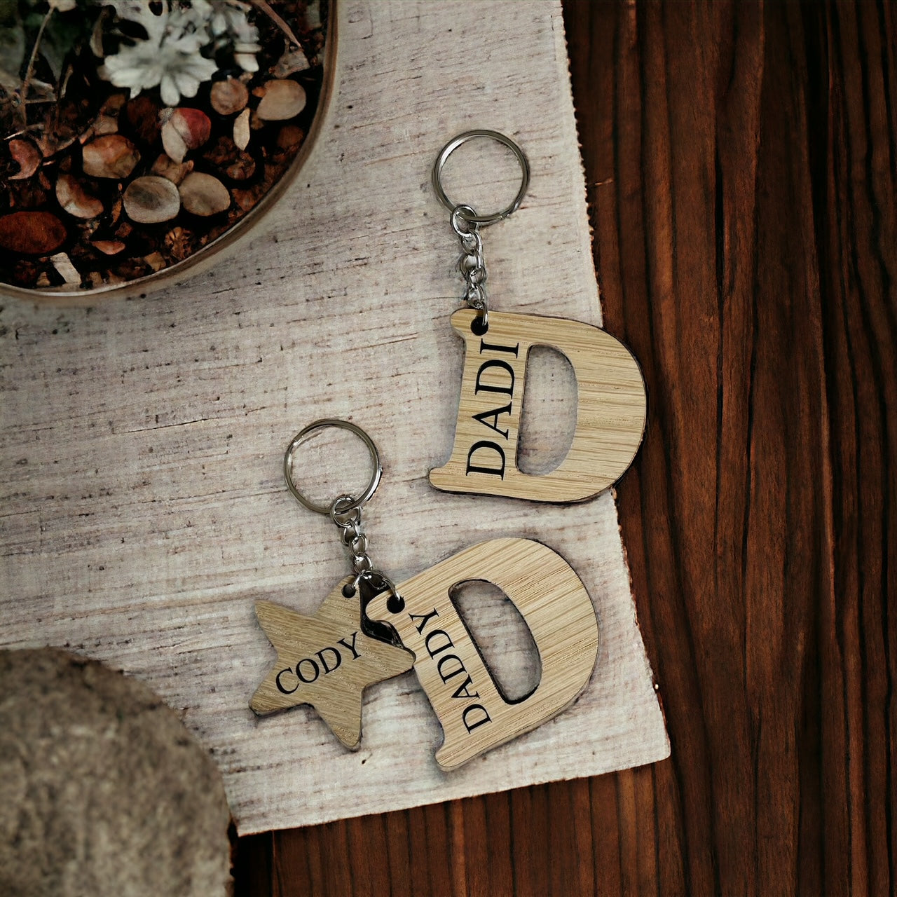 Dad keyring