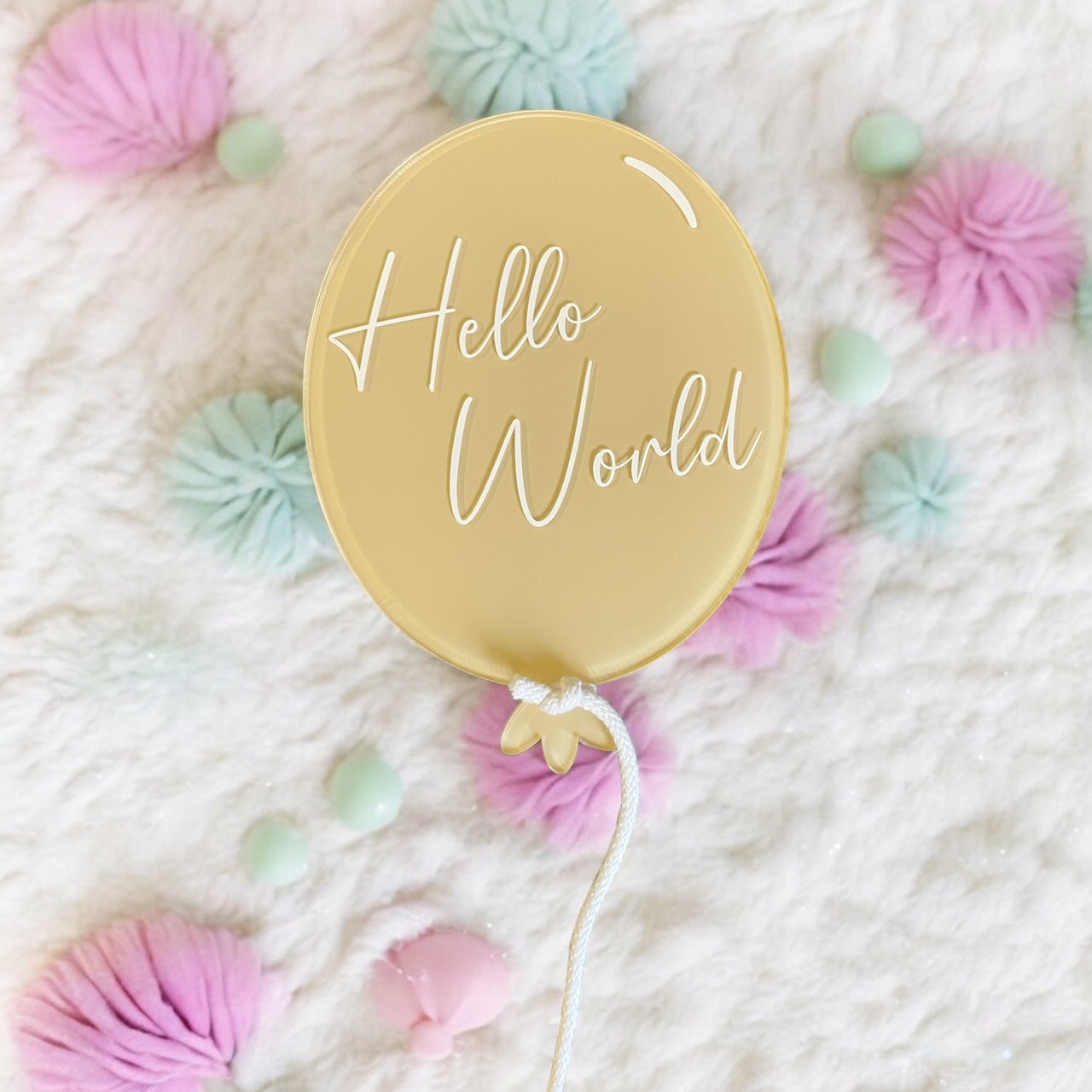 Painted Baby Welcome Balloon