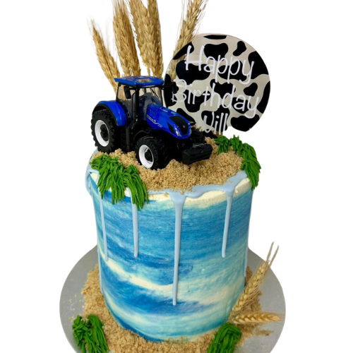 Cow Print Cake Topper