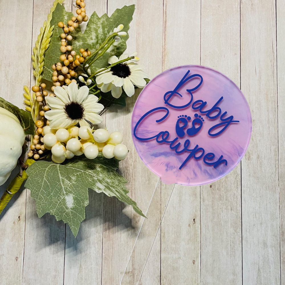 Baby Shower Cake Topper